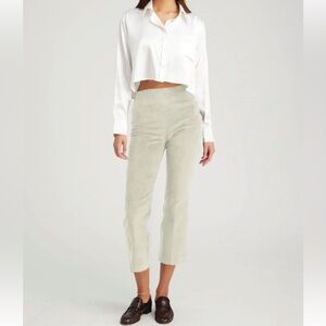SPRWMN SABLE CORDUROY CROP FLARE PANTS